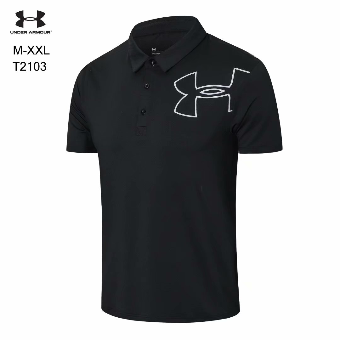 UNDER ARMOUR Áo Thun Nam Tay Ngắn Có Cổ Thời Trang 2020