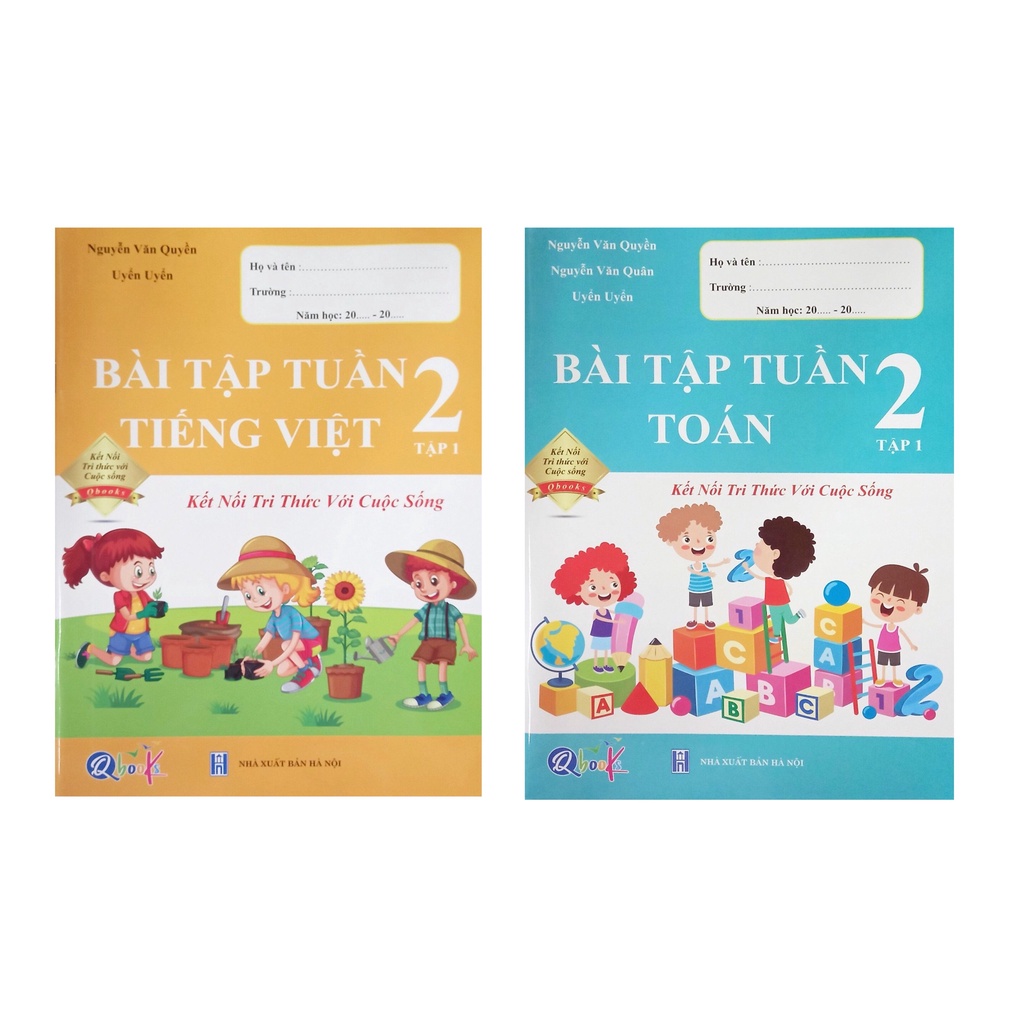 Sách - Bài tập tuần Toán Tiếng việt 2 tập 1 (kết nối tri thức)