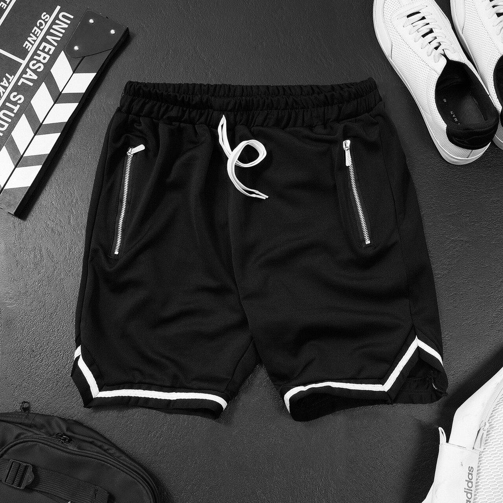 Quần short thun nam 1 viền thời trang phong cách thể thao cao cấp