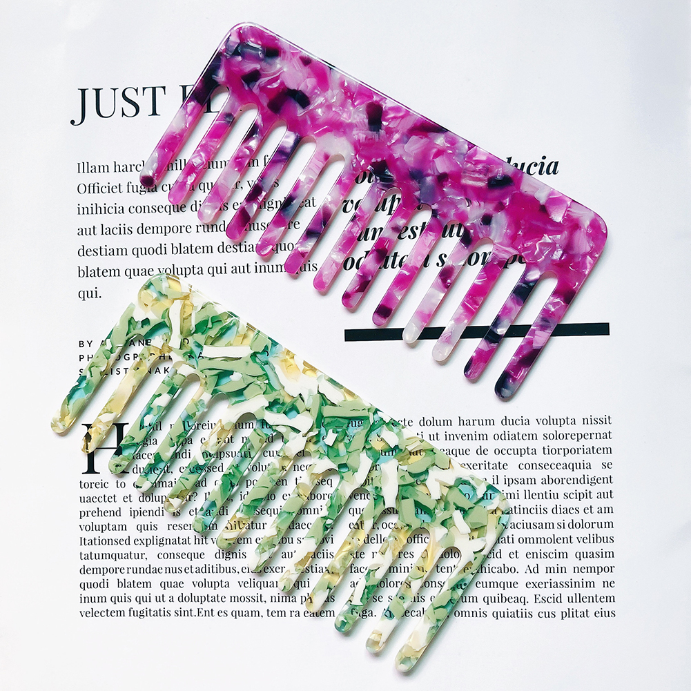 (Hàng Mới Về) Lược Chải Tóc Họa Tiết Da Báo Dành Cho Nam Và Nữ