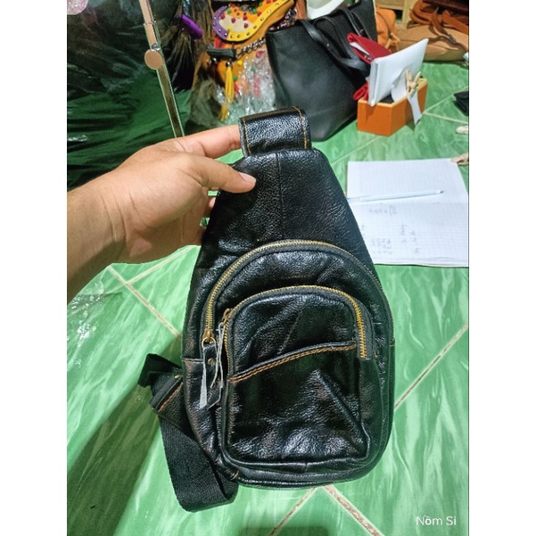 Túi bao tử nam da bò miếng