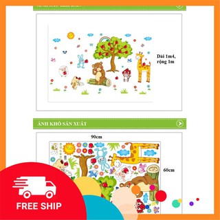 ⚡️𝗙𝗥𝗘𝗘𝗦𝗛𝗜𝗣⚡️ Decal dán tường Vườn cherry