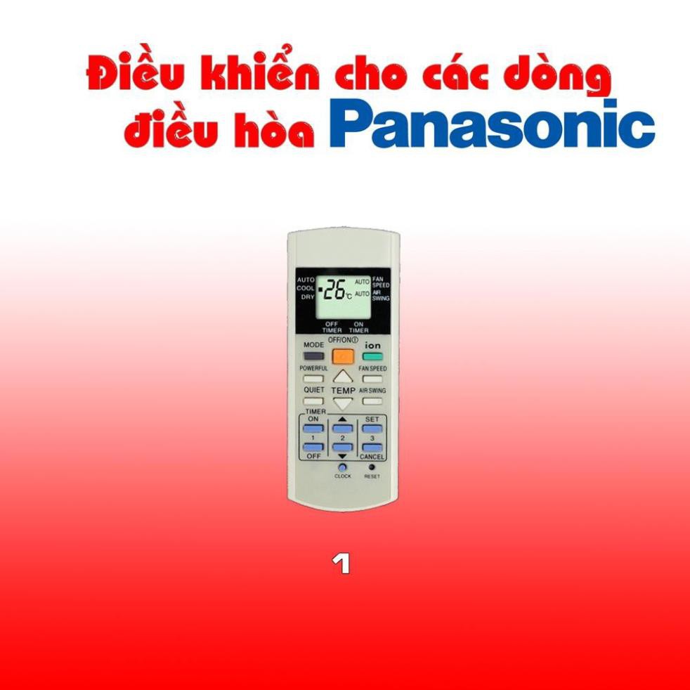Điều khiển máy lạnh Remote điều hoà Panasonic đủ các mẫu HÀNG ĐẸP LOẠI CHẤT LƯỢNG TỐT PHÍM MỀM CHỐNG CHẢY NƯỚC