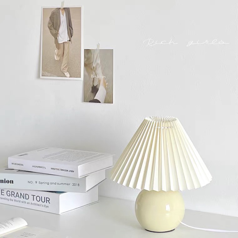 Đèn Nấm đế tròn mini để bàn xinh xắn đáng yêu decor phòng