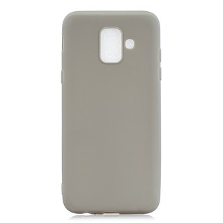 For Samsung S9 A6 J4 J6 Plus 2018 Solid Color Matte Soft TPU case