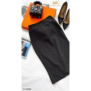 Chân váy kẻ xọc đính cúc cv2698-dolce viva collection