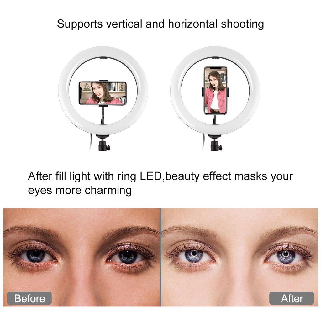 Vòng Đèn LED 10.2 inch Dùng Để Phát Sóng Trực Tiếp