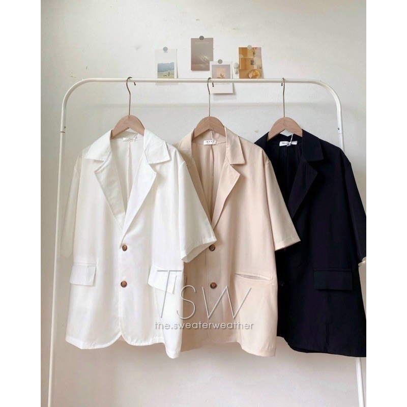 [Mã FAGREEN1505 giảm 10% tối đa 30K đơn 99K] áo blazer hè ulzzang