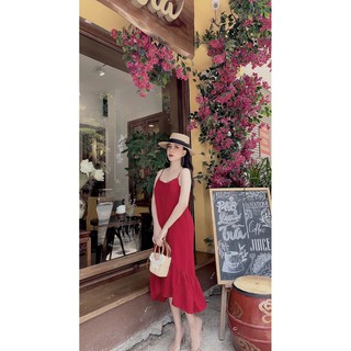Đầm 2 dây đuôi cá siêu xinh