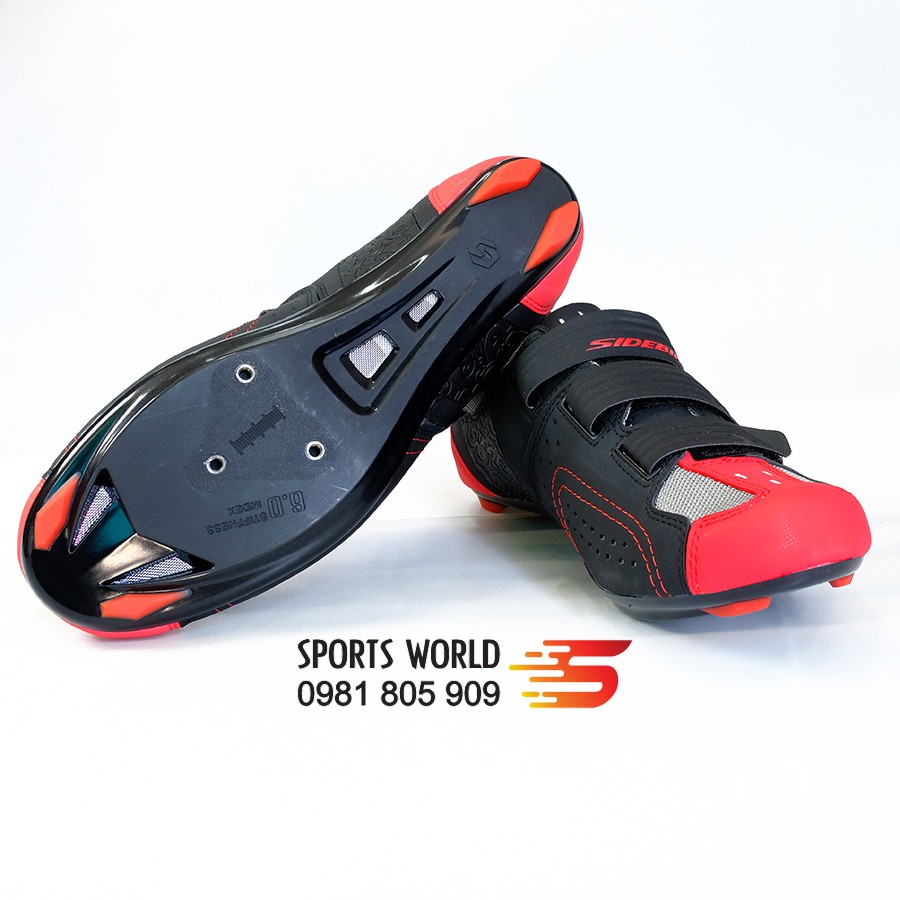 Giày can xe đạp dòng Road khóa dán SD-013 SIDEBIKE