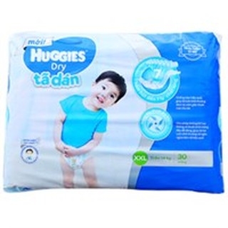 Tã dán Huggies size XXL 30 miếng (bé trên 14kg)