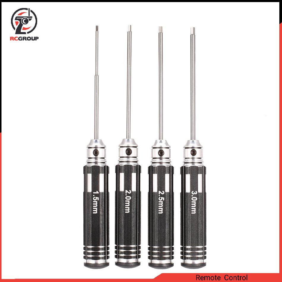 Công cụ mô hình Tuốc nơ vít thép trắng đen