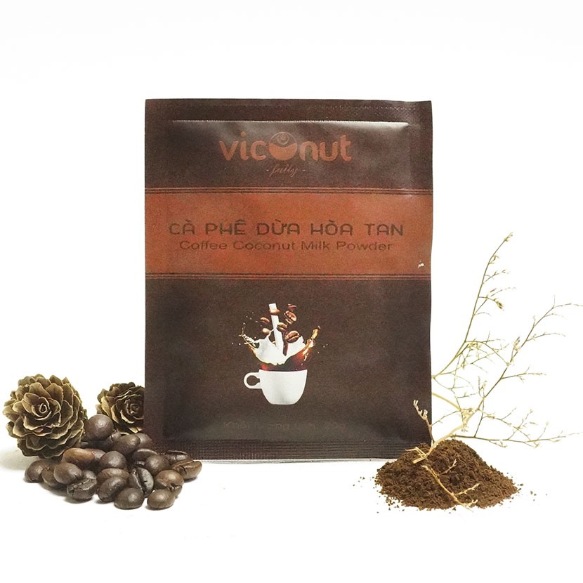 Cà phê dừa hoà tan Viconut (gói 20g)