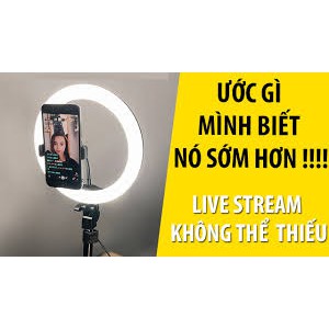 ĐÈN LIVESTREAM 33CM - 36CM KÈM CHÂN SẮT CAO CẤP FULLBOX 3 CHẾ ĐỘ SÁNG, TÙY CHỈNH MỨC ĐỘ SÁNG - MRPHUKIEN