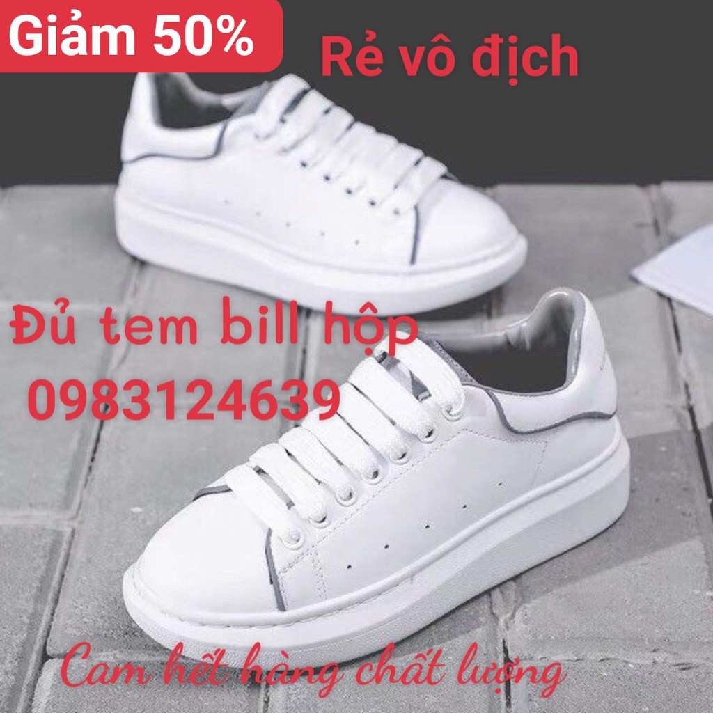 [KHUYẾN MÃI] Giày thể thao phản quang MCQ bản super full tem bill hộp