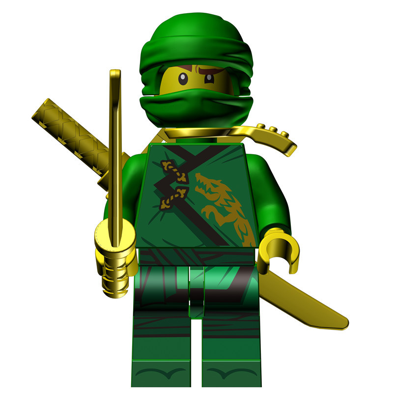 GOROCK Khối mô hình lắp ghép lego mini nhân vật Ninja chiến đấu đồ chơi giáo dục vui nhộn cho bé