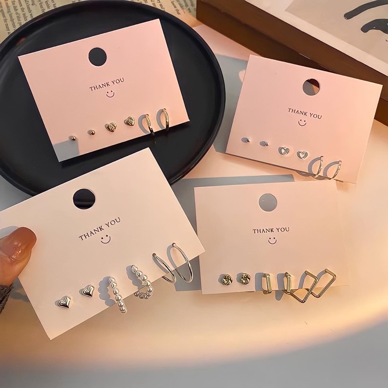 Set bông tai nhiều mẫu basic