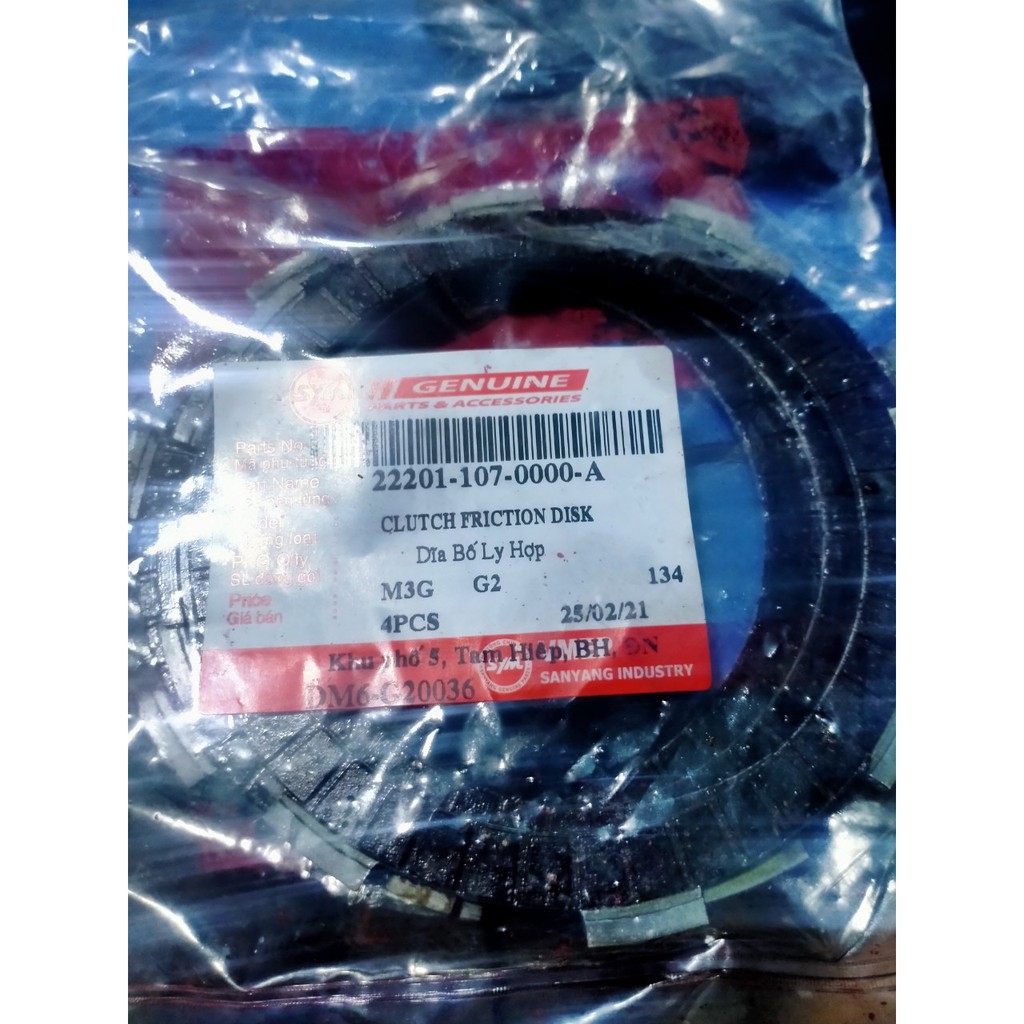 Bộ lá bố nồi  xe Dream/Wave/Future1 hãng SYM