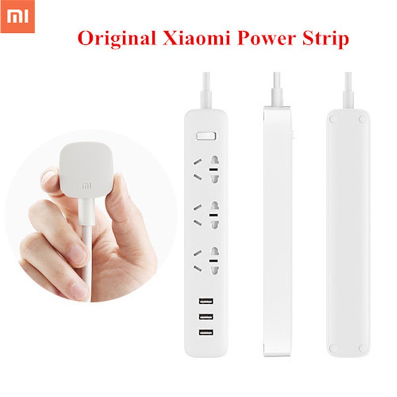 Ổ Cắm Điện Xiaomi Power Strip 3 USB 3 Outlet - Hàng Chính Hãng