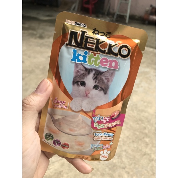 Patê Nekko Kitten 70g cho mèo con