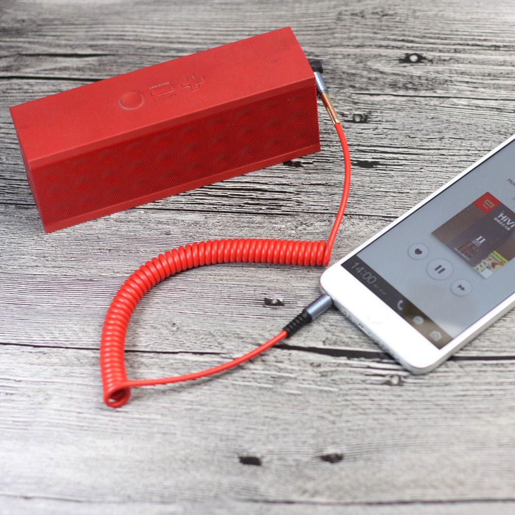 Dây Cáp Âm Thanh Xoắn Ốc Chuẩn 3.5mm Nhiều Màu Sắc