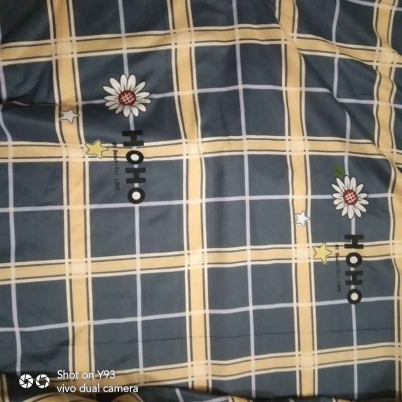 Vải thô cotton poly chuyên dụng may ga gối có khổ rộng2,35m