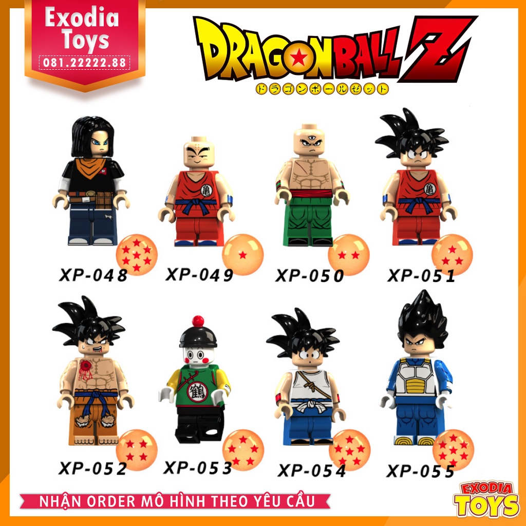 Xếp hình Minifigure nhân vật truyện manga Dragon Ball : 7 viên ngọc rồng - Đồ Chơi Lắp Ghép Sáng Tạo - KORUIT KT1007