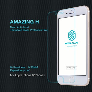 Miếng dán cường lực iphone 8/7 nillkin amazing h chính hãng