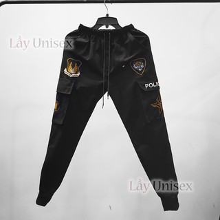 Quần jogger unisex thêu