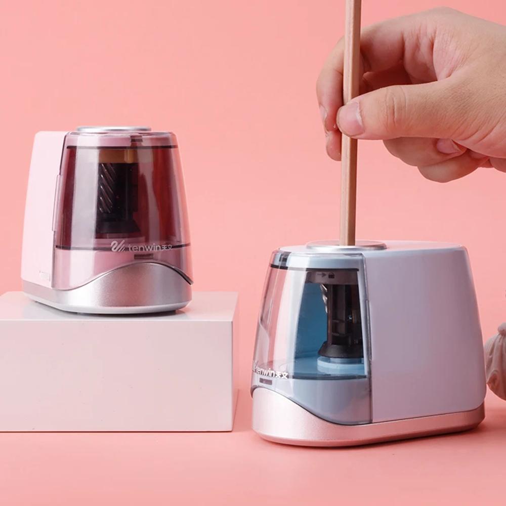 AUGUSTINE Dụng Cụ Gọt Bút Chì Tự Động Chạy Pin Sạc Cổng USB / Pin