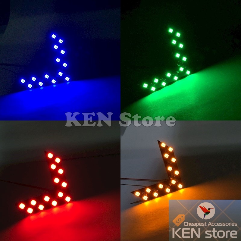 Đèn led xi nhan, led gắn gương, led xe máy 14 chip smd