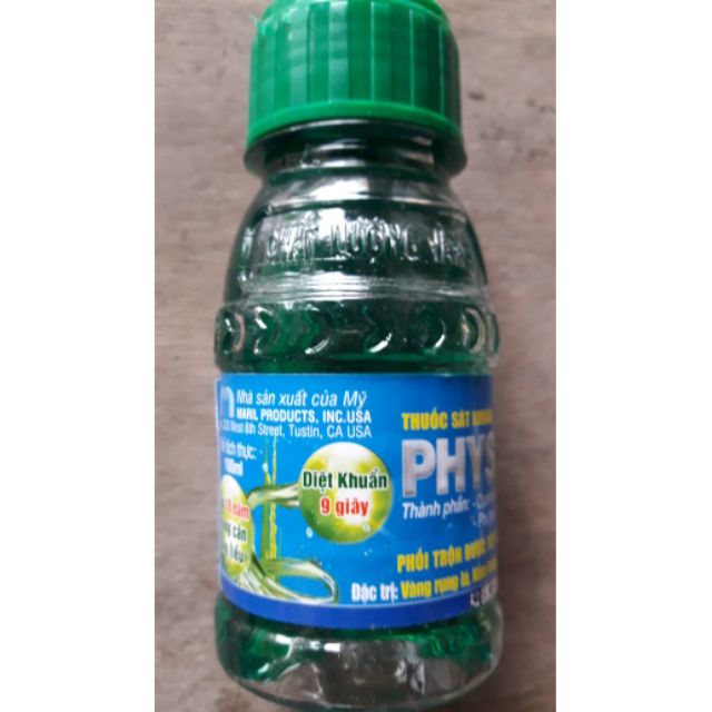 Physan 100ml Sát Khuẩn, Diệt Nấm Bệnh Cây Trồng