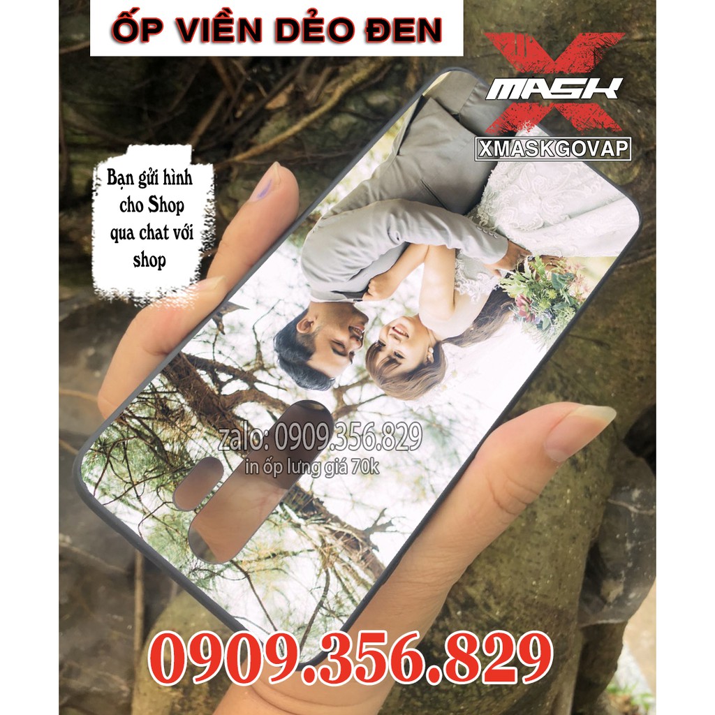 Ốp kính xiaomi redmi note 8 pro in hình theo yêu cầu