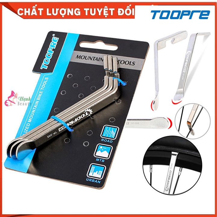 Bộ 3 dụng cụ móc lốp nạy vỏ xe đạp TOOPRE