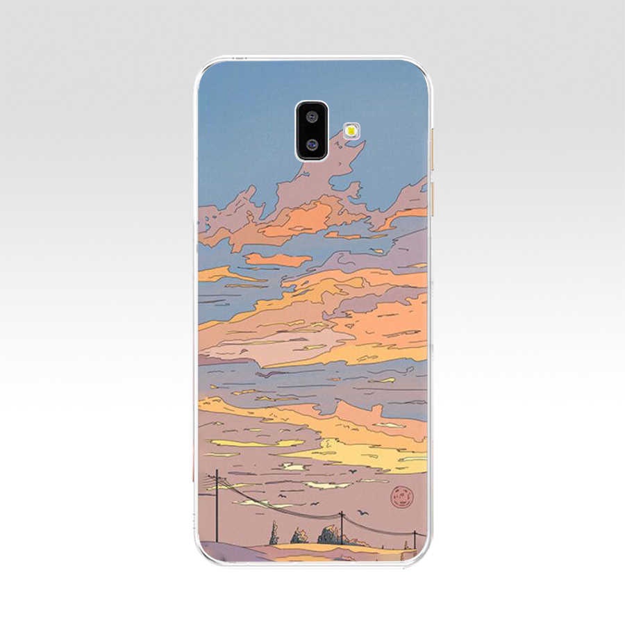 Ốp Điện Thoại TPU Dẻo In Họa Tiết Độc Đáo Thời Trang Cho Samsung Galaxy j6 2018 plus j7 2015 j7 2016 j7 pro 2017