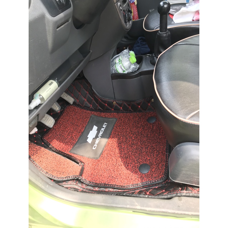 Thảm lót sàn ô tô 6D Chevrolet Spark bảo vệ sàn xe, không mùi, không thấm nước