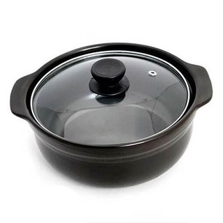 Nồi Đất Nắp kính 7"