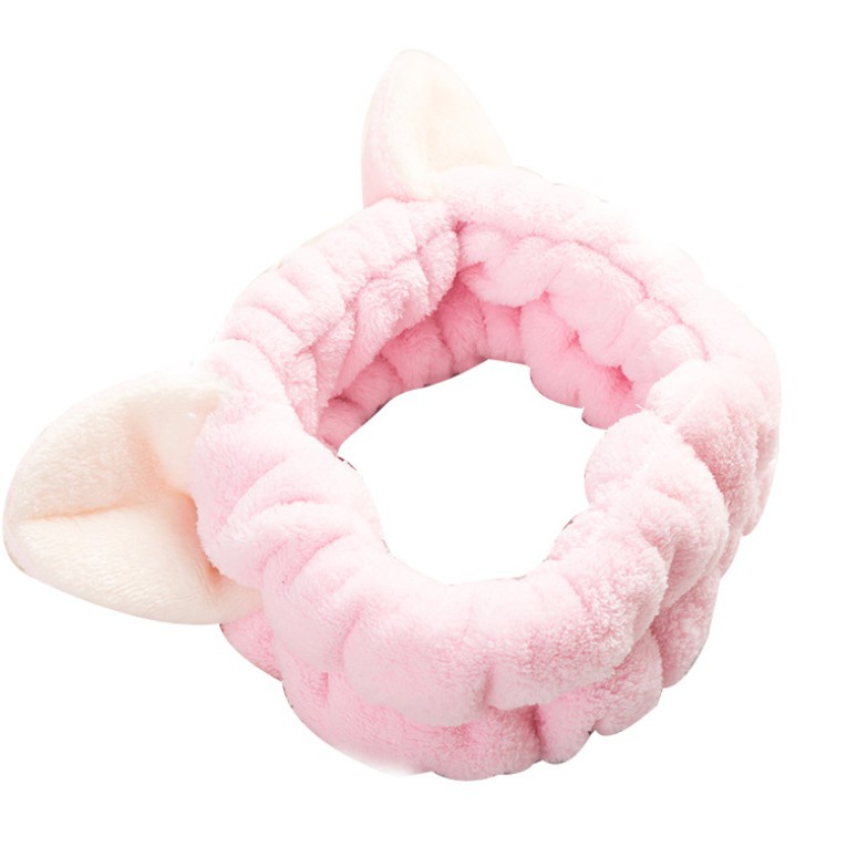 Băng Đô Tai Thỏ Trang Điểm Co Dãn Ba Chiều