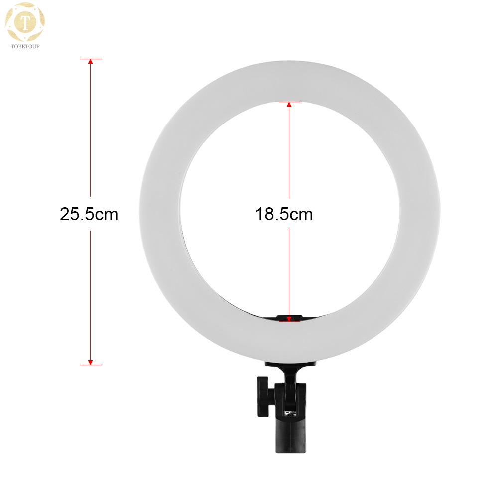 Shipped within 12 hours】 10 Inch LED Ring Light Studio Video Lamp 28W Dimmable 3200-5500K Color Temperature with Cell Phone Holder Makeup Mirror for Live Streaming Photographing Compatible with iPhone Samsung Huawei Xiaomi Black UK Plug Photography  [TO]