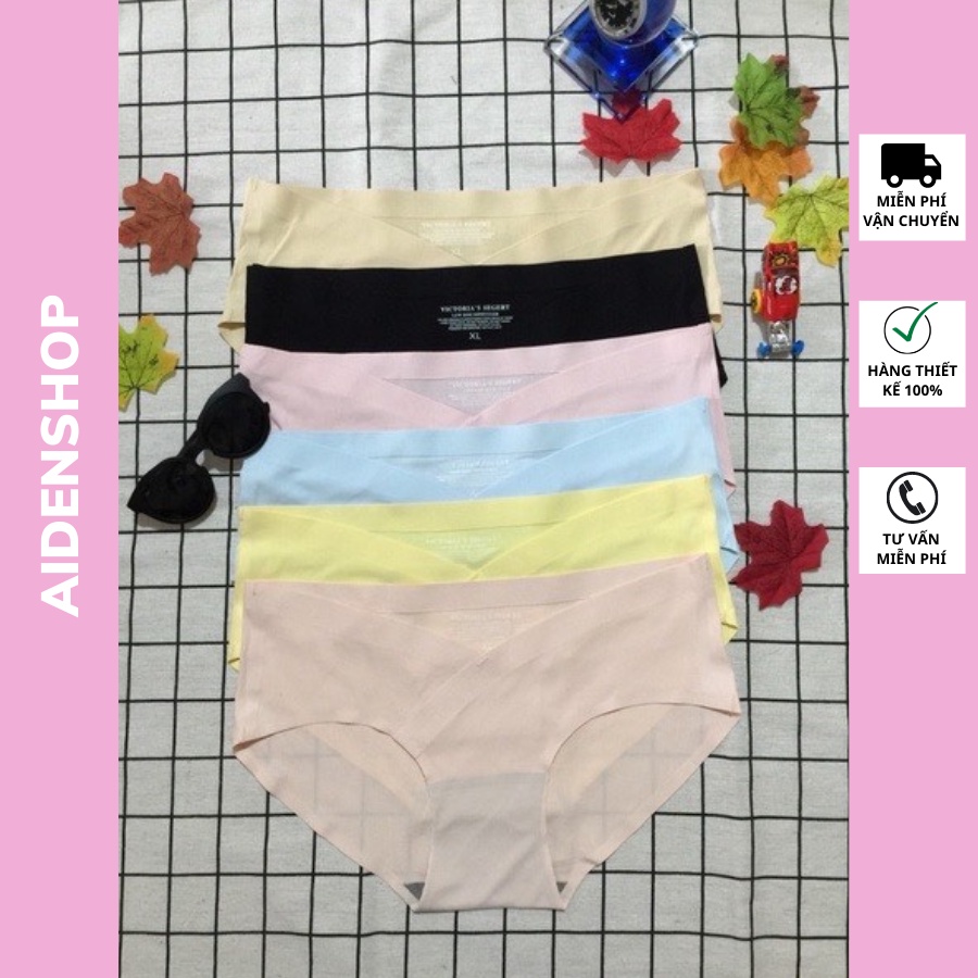 Quần lót cạp chéo lót đúc bầu thông hơi(giao màu ngẫu nhiên)