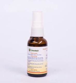 Xịt nano bạc - Dung dịch sát khuẩn