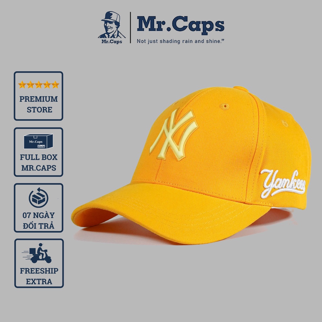 Mũ lưỡi trai - Nón lưỡi trai NY hàng VNXK dáng thời trang thể thao cao cấp form unisex dành cho nam nữ của Mrcaps NY04