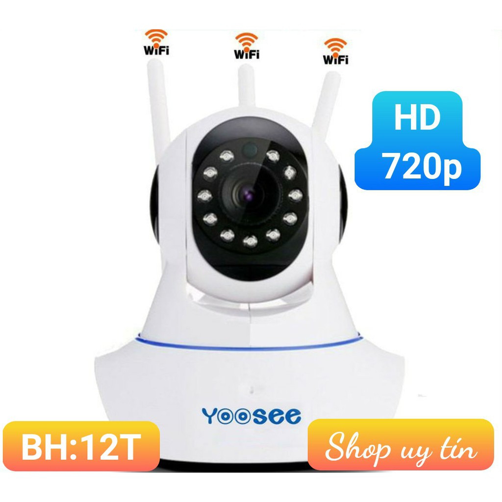 Camera Yoosee 3 anten 2.0MP, Báo động chống trộm, dò chuyển động ,Fullbox 100% | WebRaoVat - webraovat.net.vn