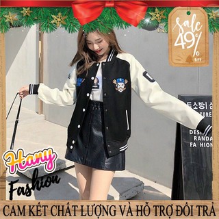 [Freeship] 💥 Áo Khoác Bomber Bóng Chày New York xinh xắn siêu hot || Hany Shop
