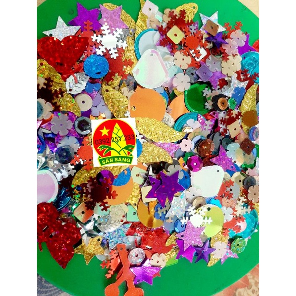 100g Kim sa hoa kim sa các loại trang trí handmade quần áo siêu đẹp