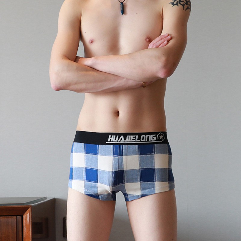 Quần ngủ caro HUA.02 chất cotton cao cấp, cạp đẹp cho anh em trẻ trung năng