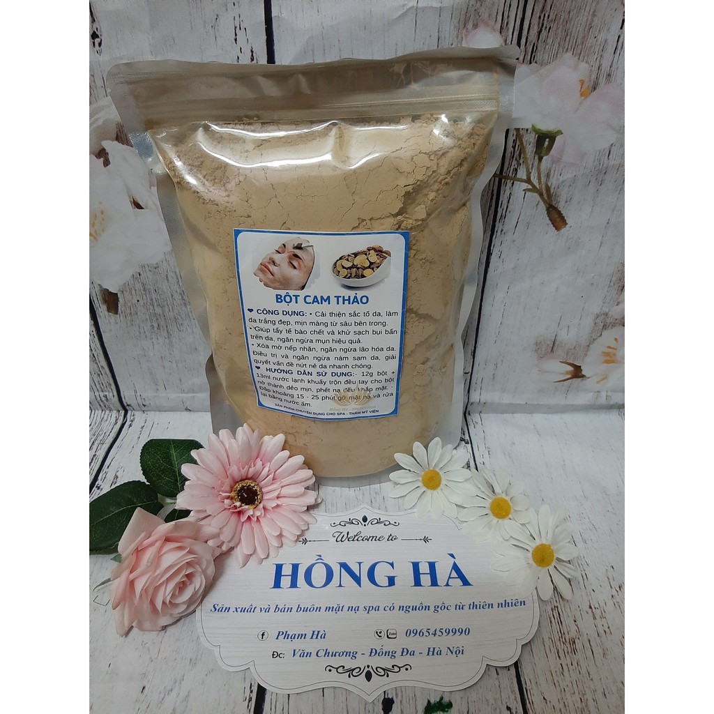 1kg Bột Cam Thảo - Mặt nạ Cam Thảo nguyên chất 100%