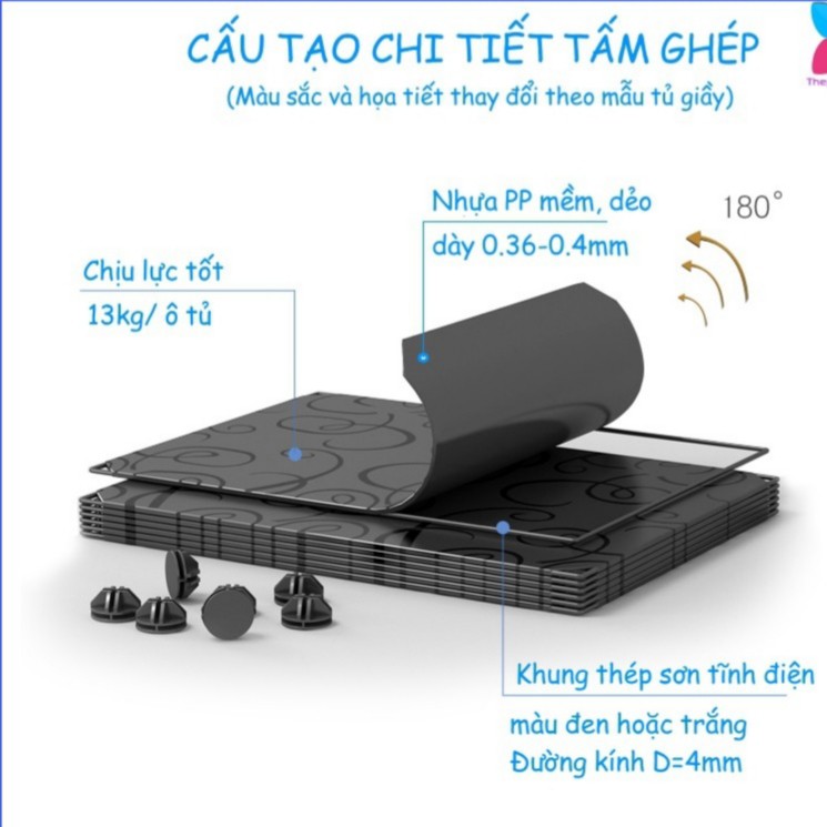 Nghỉ Bán Thanh Lý Miếng Ghép Nhựa Dẻo Đa Năng Ghép Chuồng Tủ Kệ