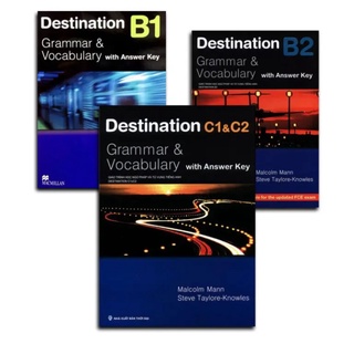 Combo 3 cuốn destination b1 + b2 + c1&c2 grammar and vocabulary