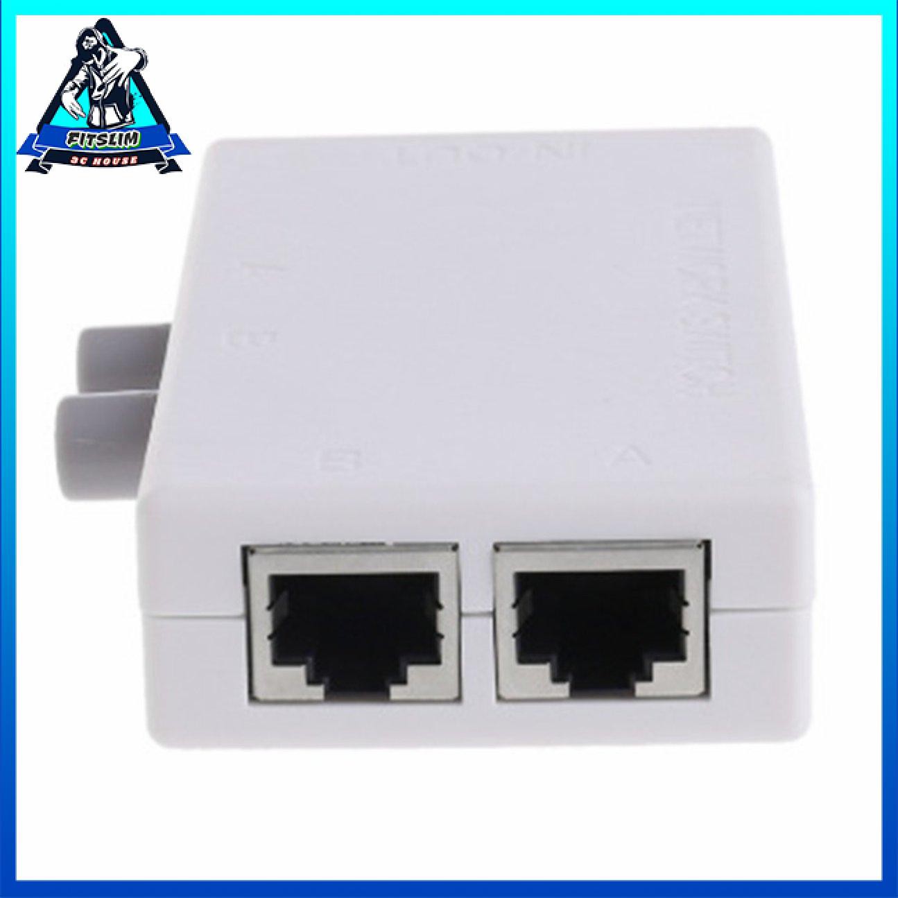 Bộ chuyển mạng 2 cổng Bộ chọn LAN CAT Bộ chuyển mạch bên ngoài bên trong RJ45-2M